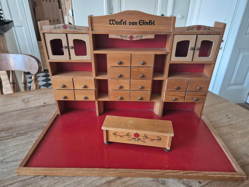 Antieke Winkel van Sinkel met miniatuur boodschappen, Ophalen, Gebruikt, Jongen of Meisje