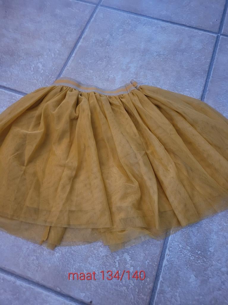 Gele tule rok maat 134/140, Kleding | Dames, Ophalen of Verzenden