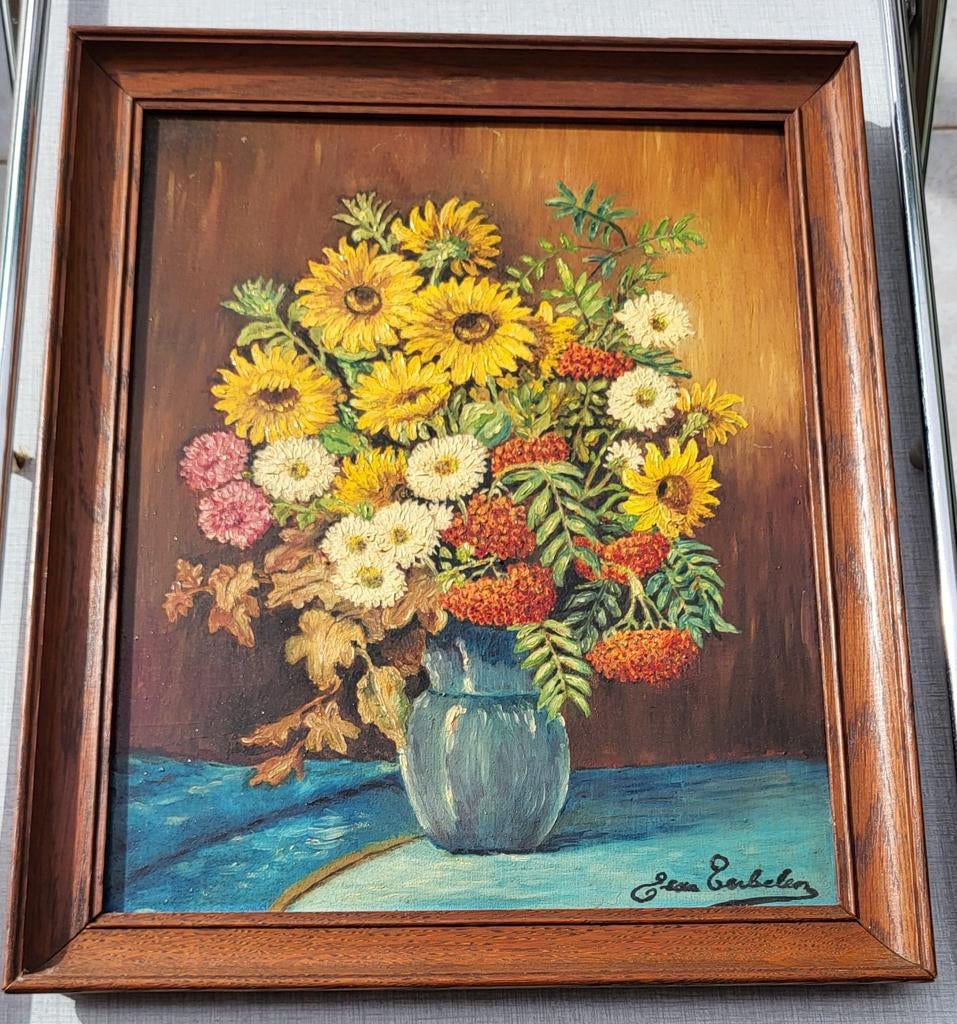 2 oude penschiderijen?, Antiek en Kunst, Kunst | Schilderijen | Abstract, Ophalen of Verzenden