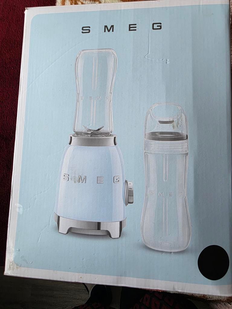 SMEG mini blender Zwart, Ophalen of Verzenden, Nieuw