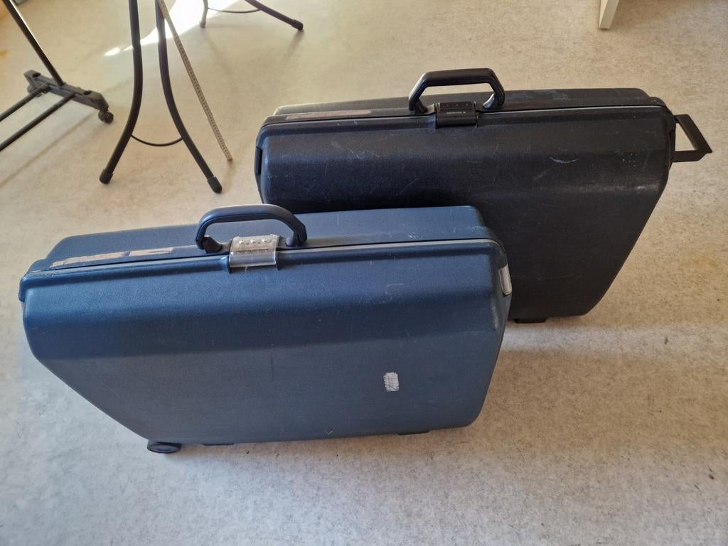 2 samsonite koffers, Sieraden, Tassen en Uiterlijk, Koffers, Gebruikt, Hard kunststof, 70 cm of meer, Wieltjes
