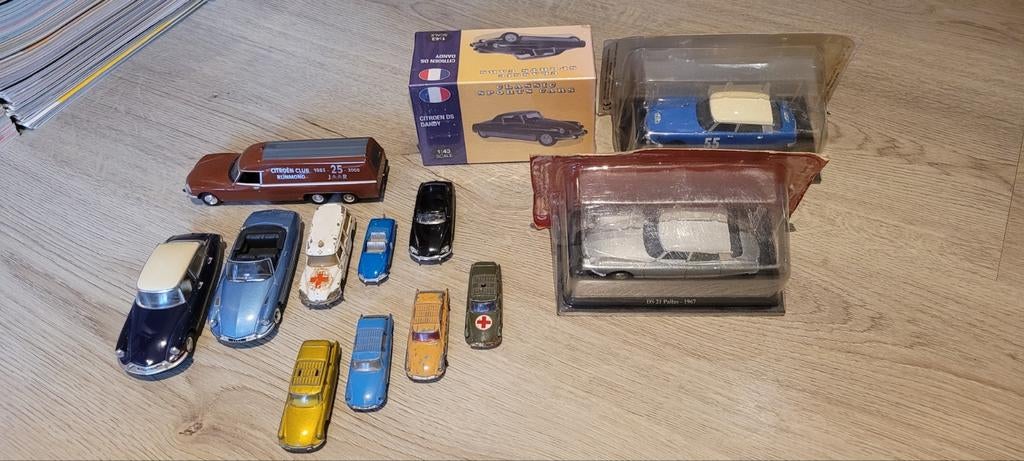Kleine verzameling Citroën DS / ID modellen enkele nieuw, Ophalen of Verzenden, Gebruikt, Auto