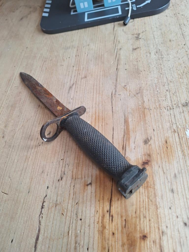 Oude bajonet, Verzamelen, Militaria | Algemeen, Landmacht, Mes of Dolk, Overige gebieden, Ophalen of Verzenden