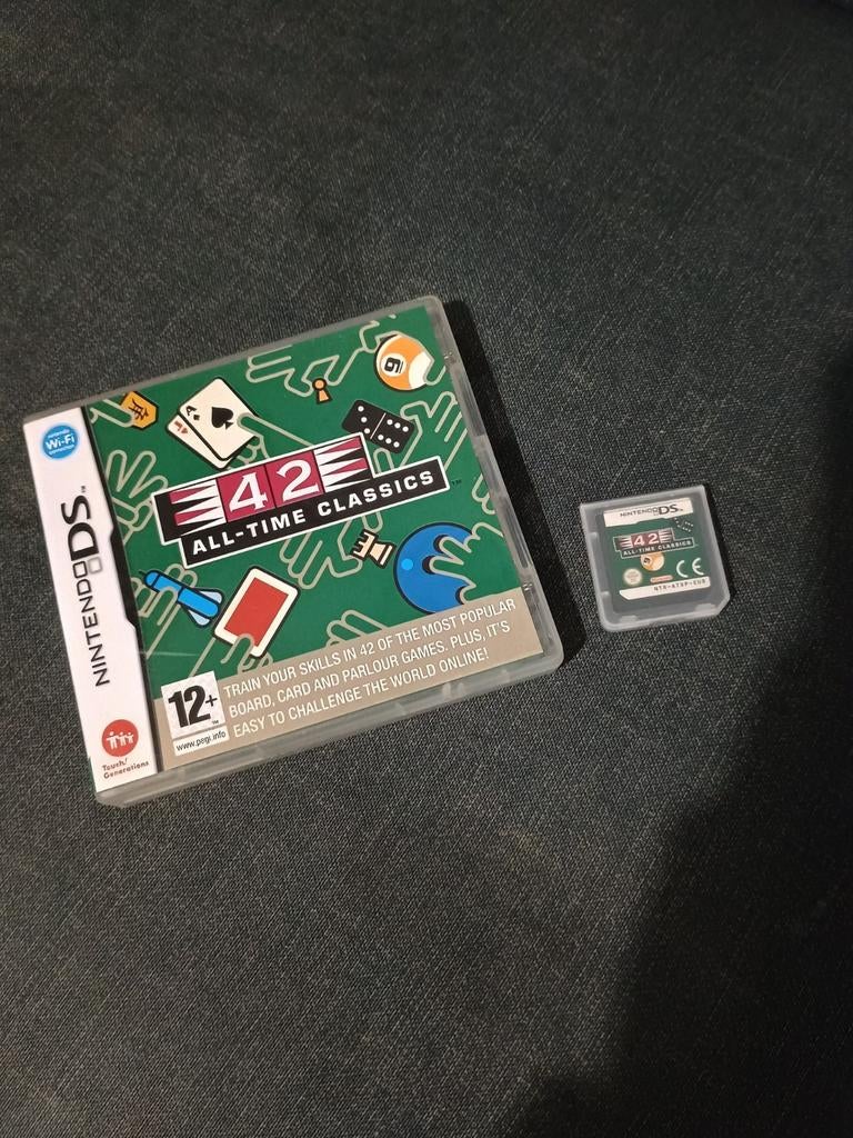 Nintendo DS: 42 All-Time Classics CIB, Puzzel en Educatief, Gebruikt, 1 speler, Ophalen of Verzenden