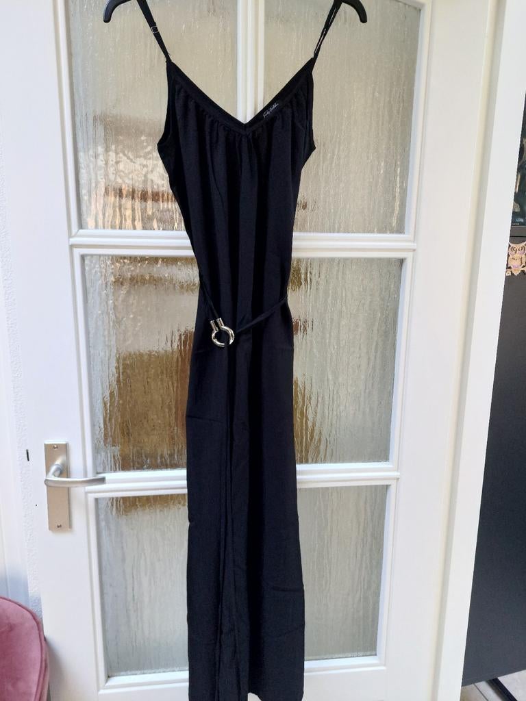 Zwarte zomerjurk van Funky Buddha/M, Ophalen of Verzenden, Nieuw, Zwart, Onder de knie