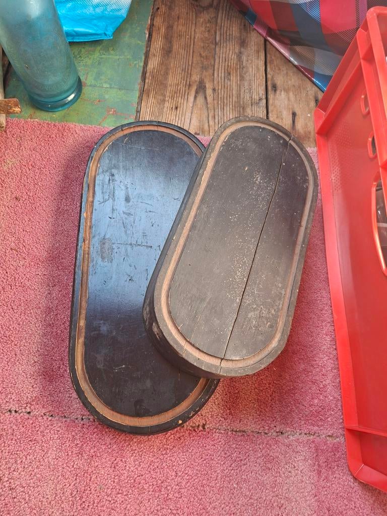 2 grote stolp onderborden, Antiek en Kunst, Ophalen of Verzenden