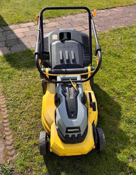 Topcraft Garden Elektrische Grasmaaier 420mm, Cirkelmaaier, Gebruikt, Elektrische grasmaaier, Ophalen of Verzenden