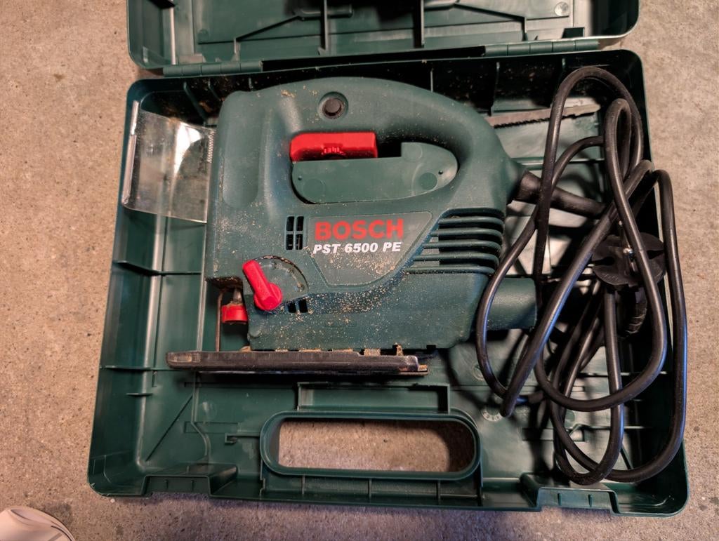 Bosch PST 6500 PE decoupeerzaag - Zo goed als nieuw, Decoupeerzaag, Ophalen of Verzenden, Zo goed als nieuw, 30 tot 70 mm