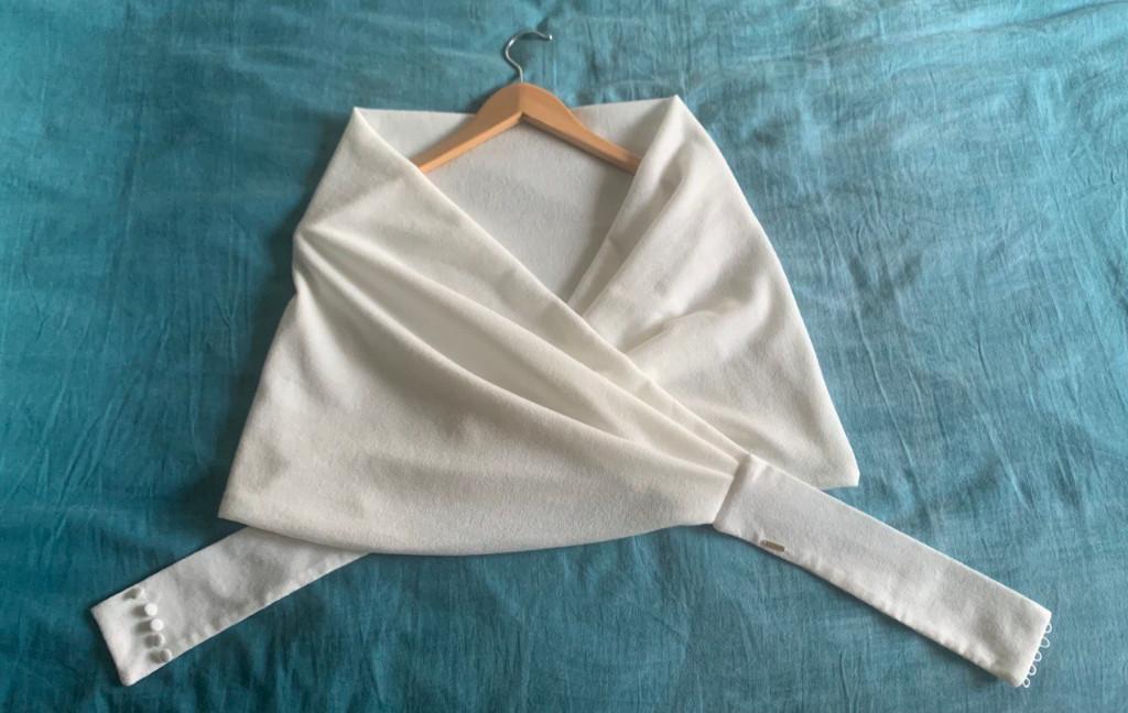 sjieke bruidssjaal off-white merk Poirier - NIEUW!, Wit, Nieuw, Ophalen of Verzenden, Accessoires