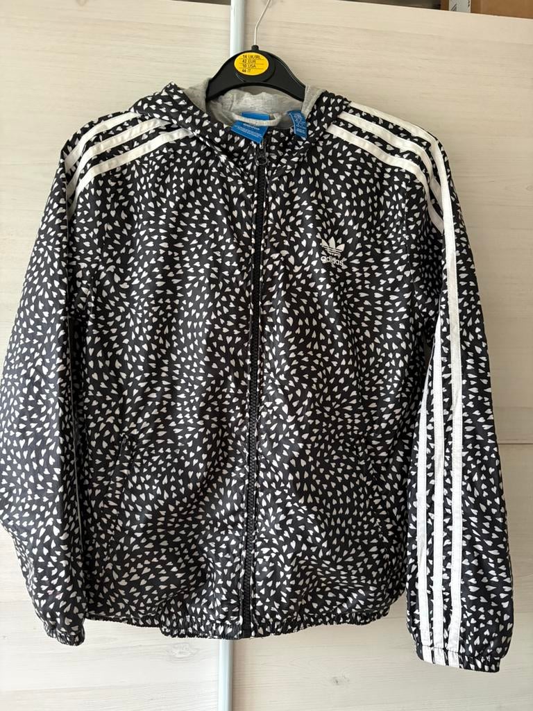 Adidas trainingsjack/windjack maat 152., Ophalen of Verzenden, Zo goed als nieuw, Jongen of Meisje, Jas