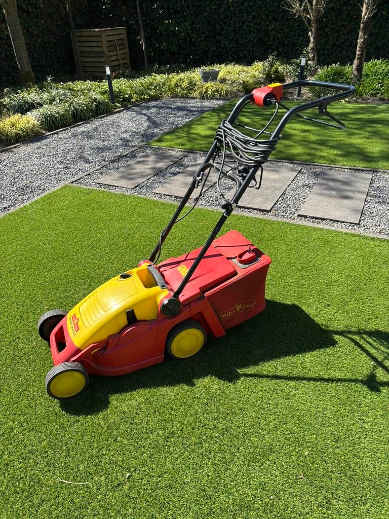 Electrische grasmaaier Wolf Garten, Ophalen, Cirkelmaaier, Gebruikt, Elektrische grasmaaier