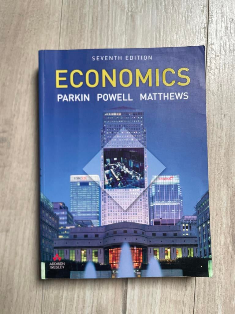 Economics - Parkin Powell Matthews (Seventh Edition), Boeken, Ophalen of Verzenden, Gelezen, Economie en Marketing