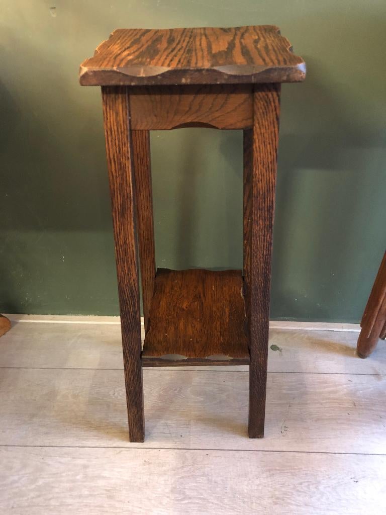 Prachtige Eiken Piëdestal., Ophalen