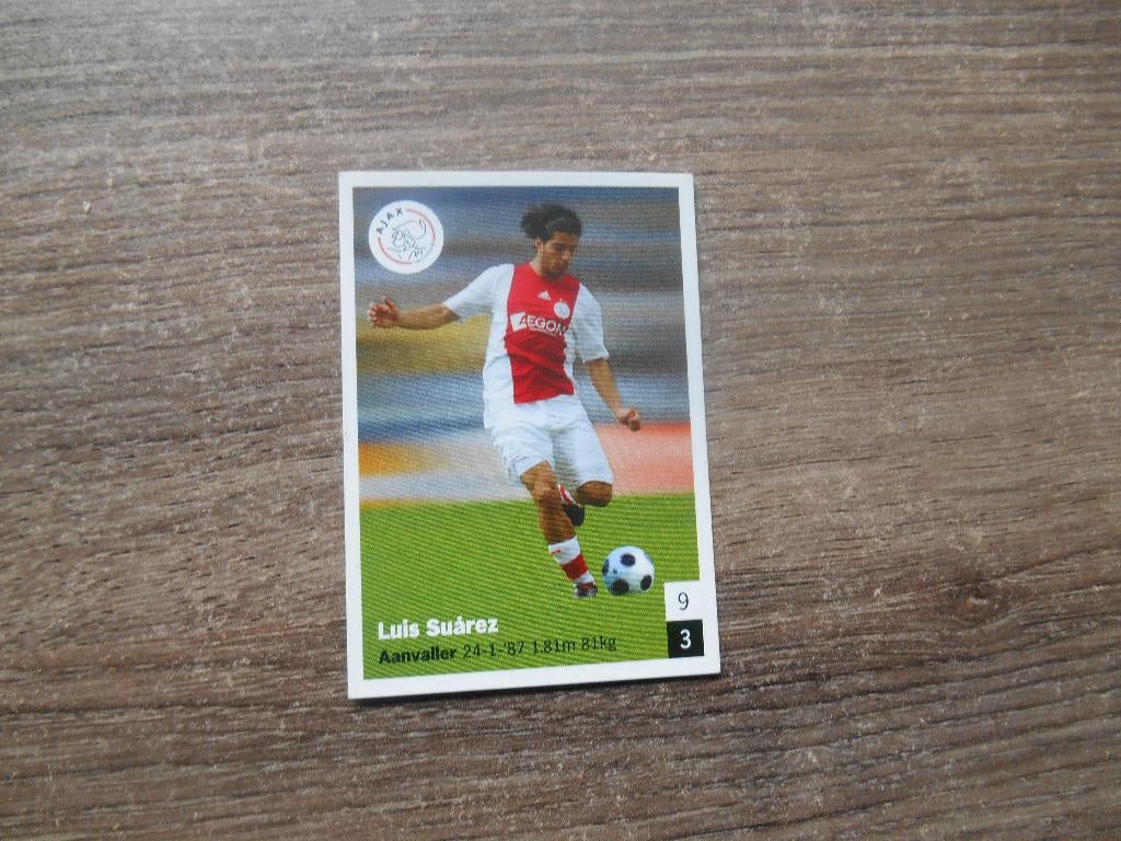 Luis Suarez Panini like AH uitgave Voetbalplaatje, Verzamelen, Ophalen of Verzenden, Nieuw, Ajax, Poster, Plaatje of Sticker