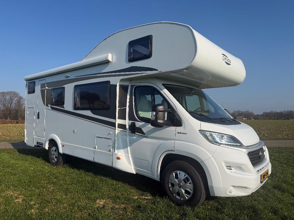Hymer Carado A461 alkoof dak airco stapelbed camera, Caravans en Kamperen, Campers, Alkoof, Fiat, Bedrijf, Meer dan 6