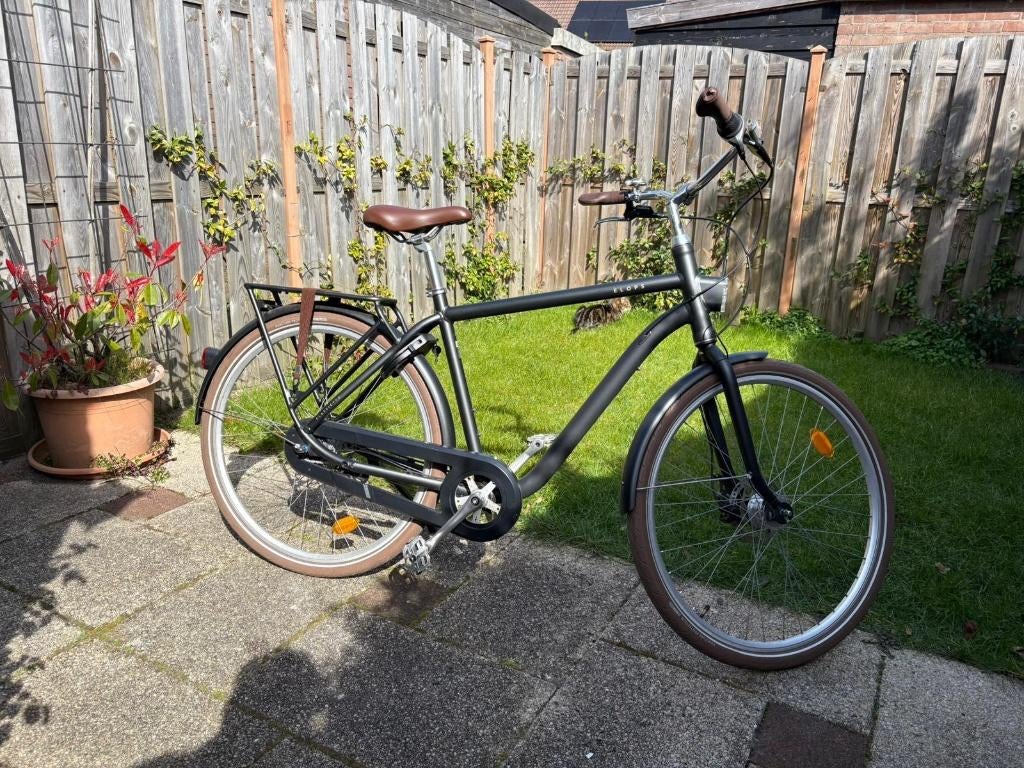 Elops Classic 900 - Herenfiets, Versnellingen, Zo goed als nieuw, Schijfrem, 53 tot 57 cm