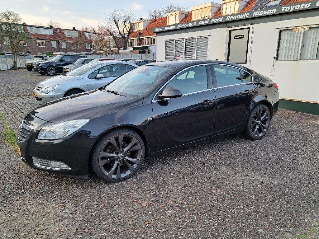 Opel Insignia 2.0 Turbo 162KW 5-DRS 2009 Zwart leer navi, Voorwielaandrijving, Zwart, 4 cilinders, Zwart