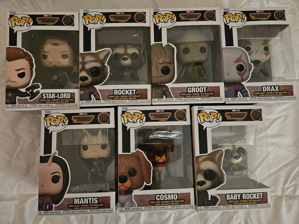 GARDIANS OF THE GALAXY FUNKO POP, Ophalen of Verzenden, Nieuw