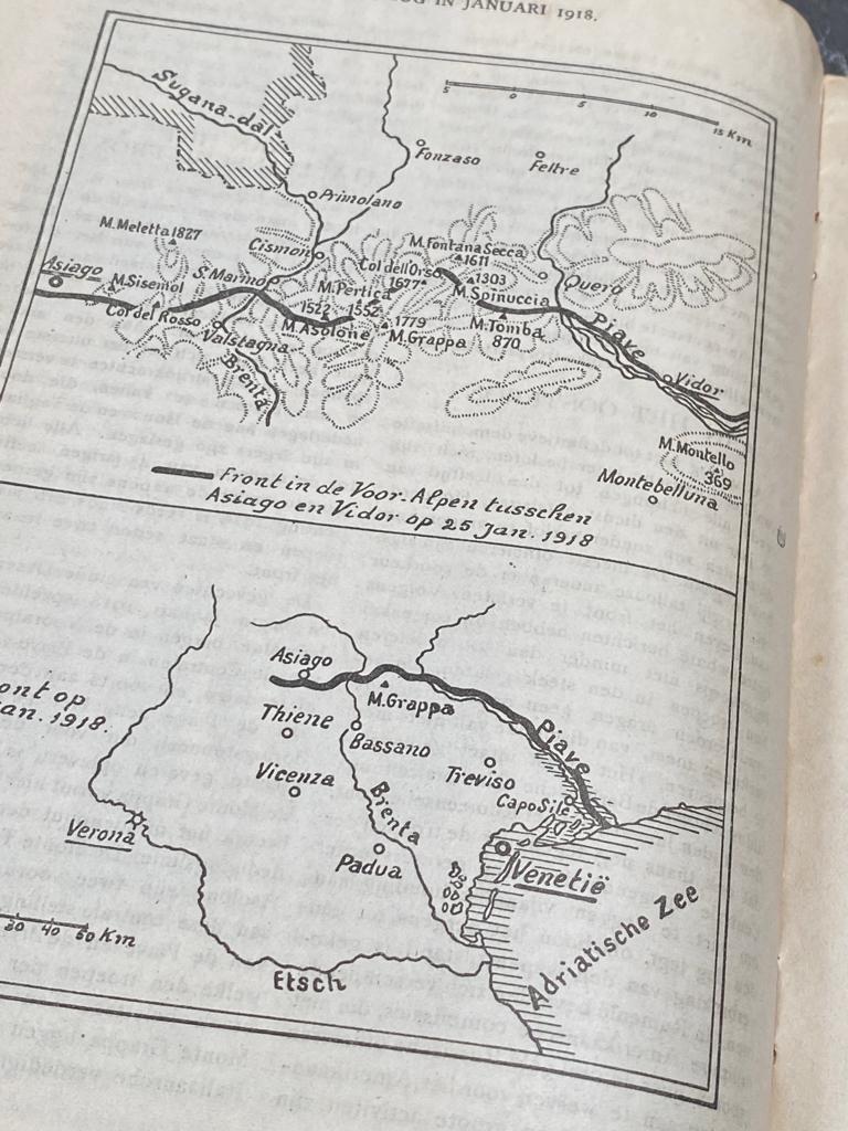 De oorlog in januari 1918 met illustraties en schetskaartjes, Boeken, Ophalen of Verzenden, Zo goed als nieuw, Voor 1940, Algemeen