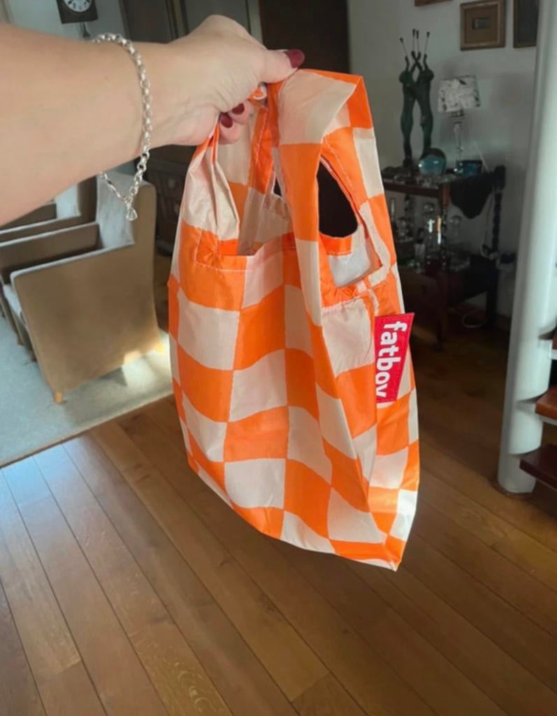 Fatboy boodschappen tas oranje wit - Nieuw, Watersport en Boten, Geen board, Ophalen of Verzenden, Zo goed als nieuw, Overige typen