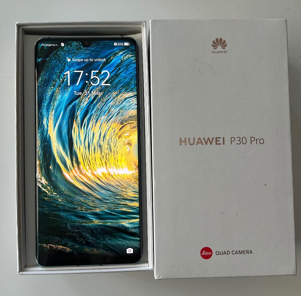 Te koop/ruilen en ZGAN Huawei P30 pro 128gb met Android, Blauw, Ophalen of Verzenden, Zo goed als nieuw, Zonder simlock