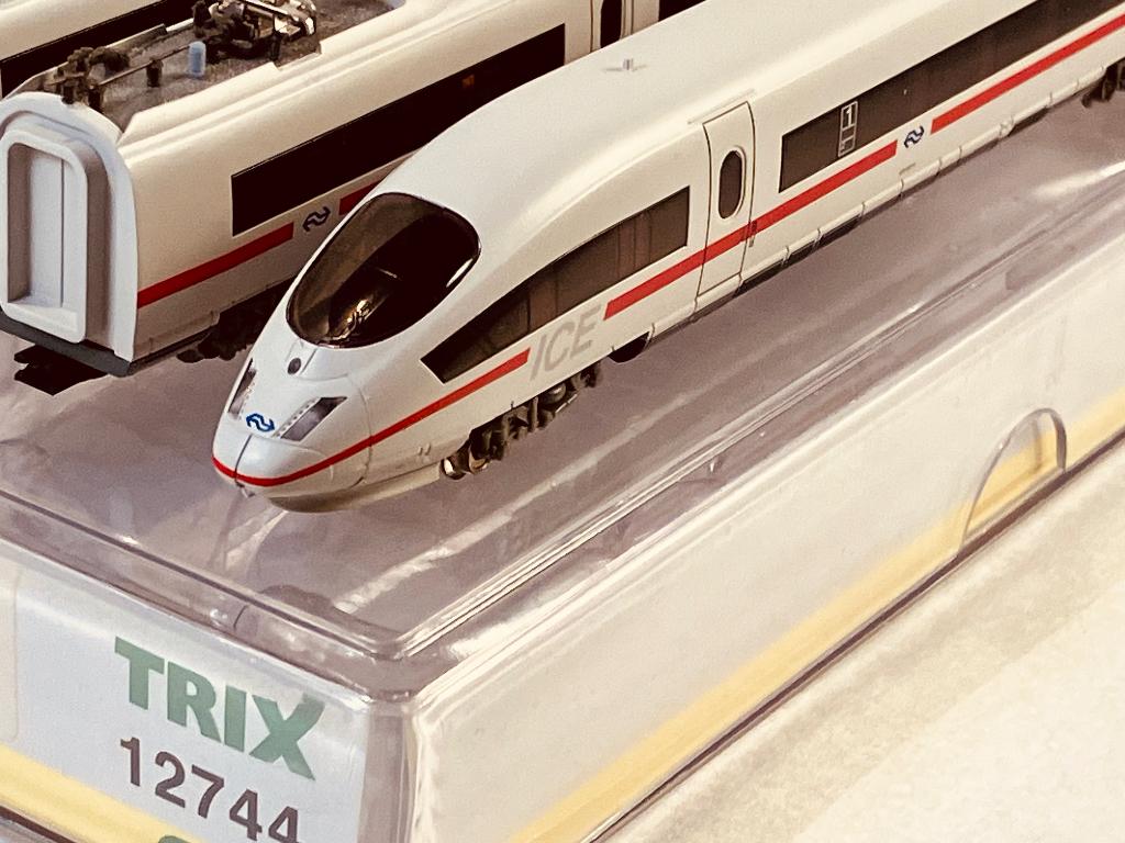 Minitrix 12744 NS ICE3 3-delige set, Hobby en Vrije tijd, Treinset, Gelijkstroom, Trix, Analoog