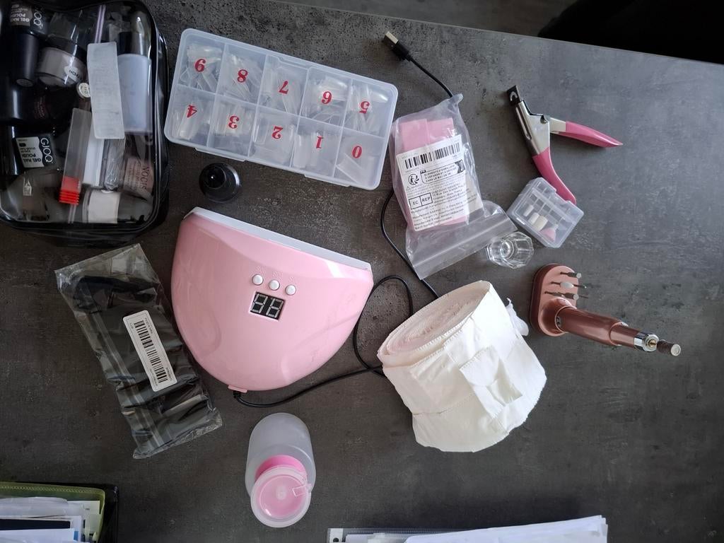 Gel nagel set, Ophalen of Verzenden, Overige kleuren, Handen en Nagels