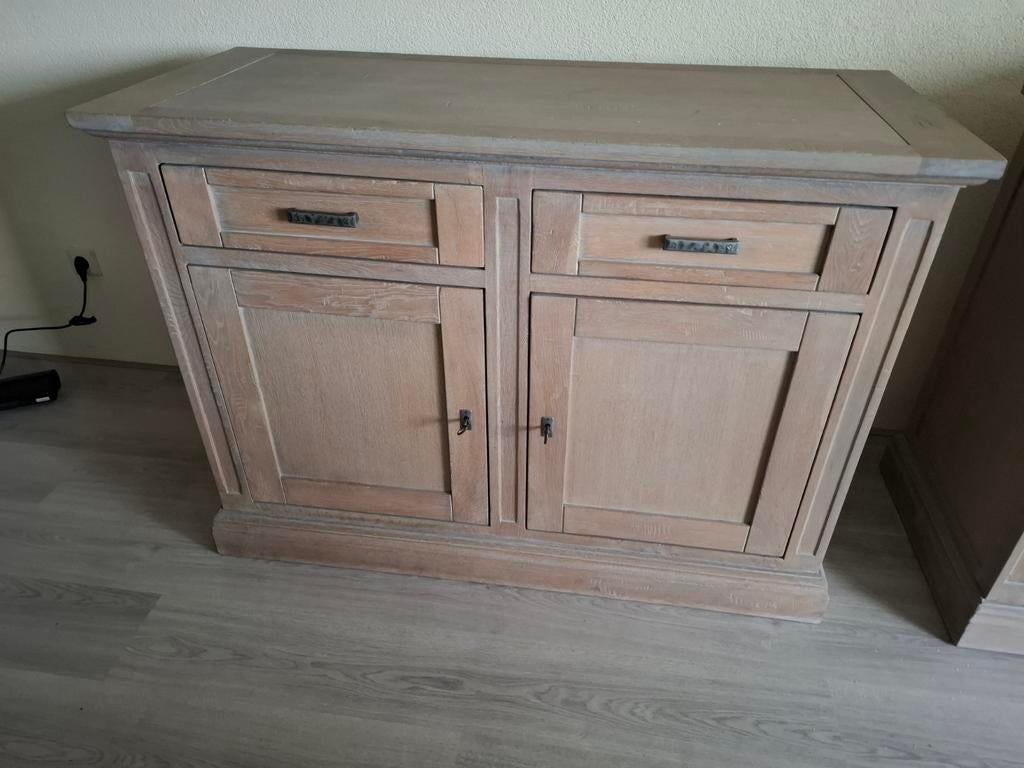 Mooi dressoir - 90x125x53 cm, Ophalen, Gebruikt, 100 tot 150 cm, Overige houtsoorten