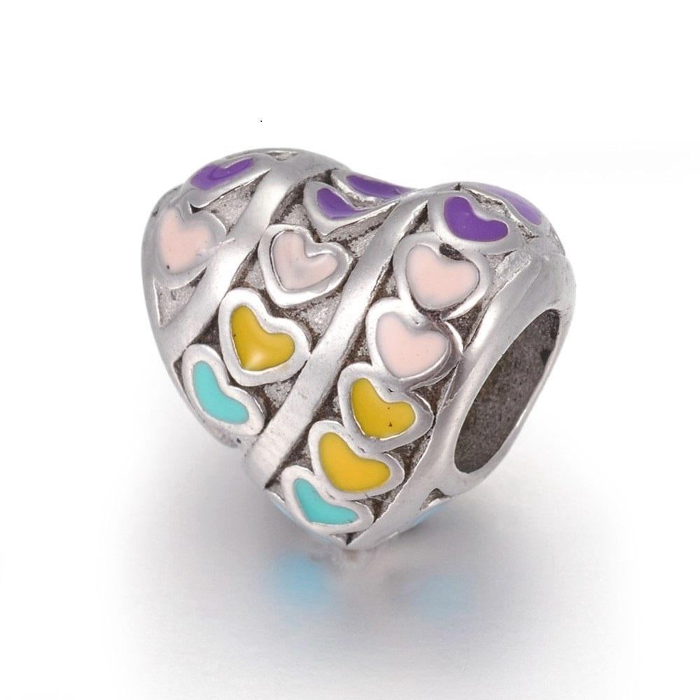 RVS groot-gat bedel Hartenhart, Overige merken, Overige materialen, SINO-SEAR GmbH, Feuerbachstrasse11, Potsdam, Germany