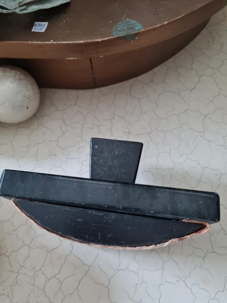 Antieke marmeren Art Deco inktvloeier blotter, Ophalen of Verzenden