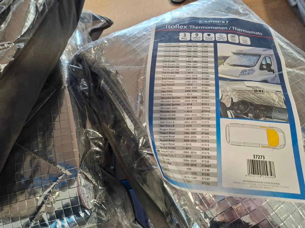 Raamisolatie thermomatten vivaro trafic primastar camper, Ophalen of Verzenden