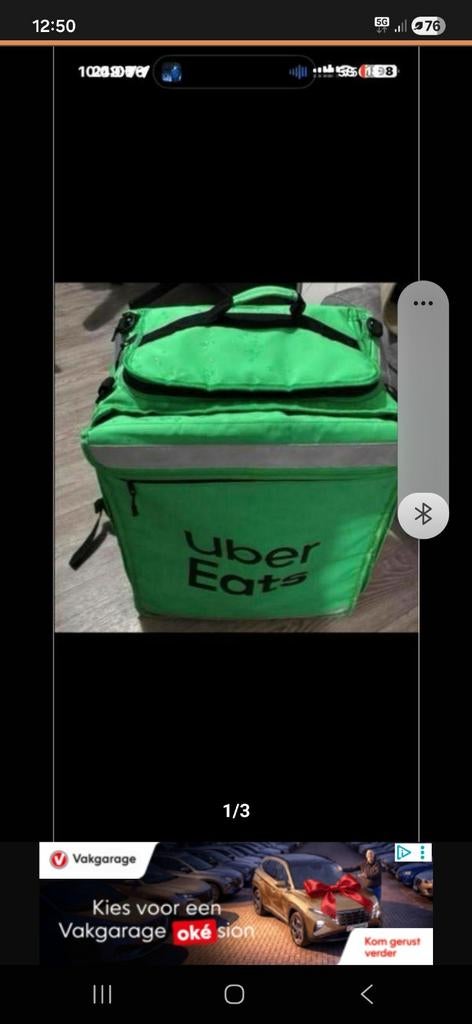 Uber tas, Ophalen, Overige merken