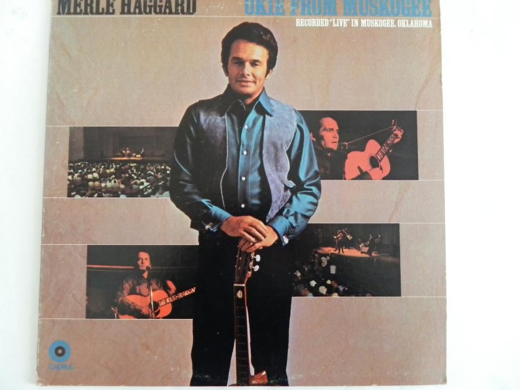 LP Merle Haggard - Okie From Muskogee, Ophalen of Verzenden, Gebruikt, 12 inch