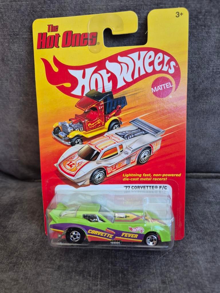 Hot Wheels Hot Ones Corvette Funny Car, Ophalen of Verzenden, Nieuw, Auto