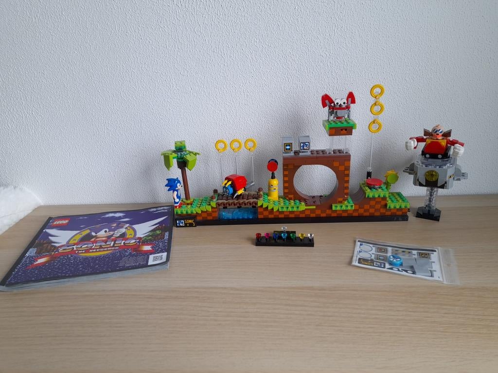 LEGO Sonic the Hedgehog Green Hill Zone 21331, Ophalen of Verzenden, Zo goed als nieuw, Overige typen