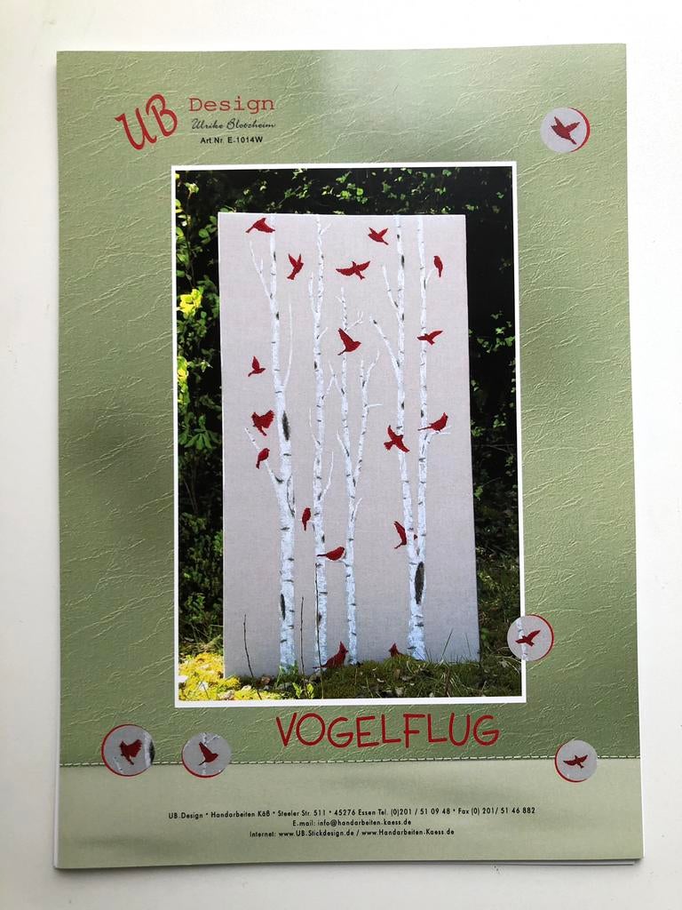 Vogelflug patroon van UB Design, Ophalen of Verzenden, Nieuw, Handborduren, Patroon