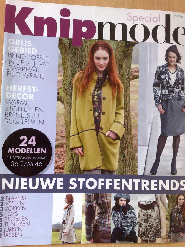 Knipmode special bijlage herfst mode 10 / 2011, Verzenden, Zo goed als nieuw, Vrouw, Knipmode