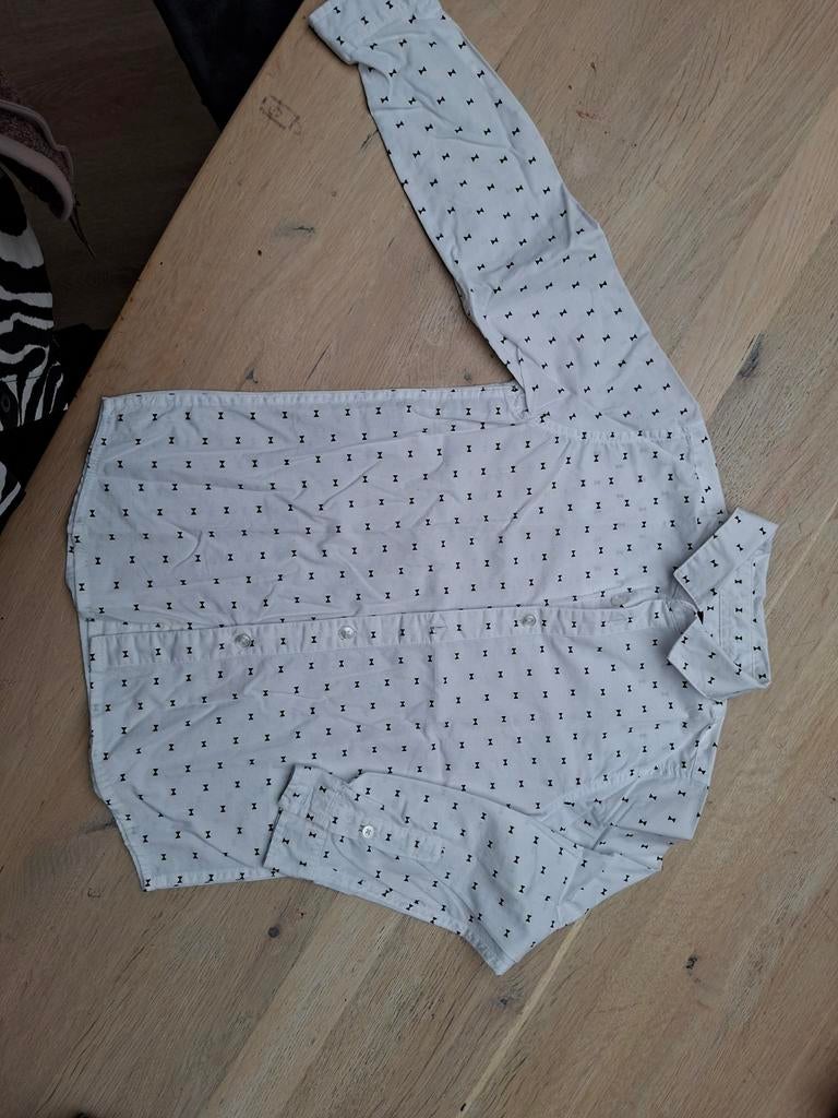 Feestelijke blouse jongen maat 122/128 - Shoeby, Overhemd of Blouse, Ophalen of Verzenden, Zo goed als nieuw, Shoeby