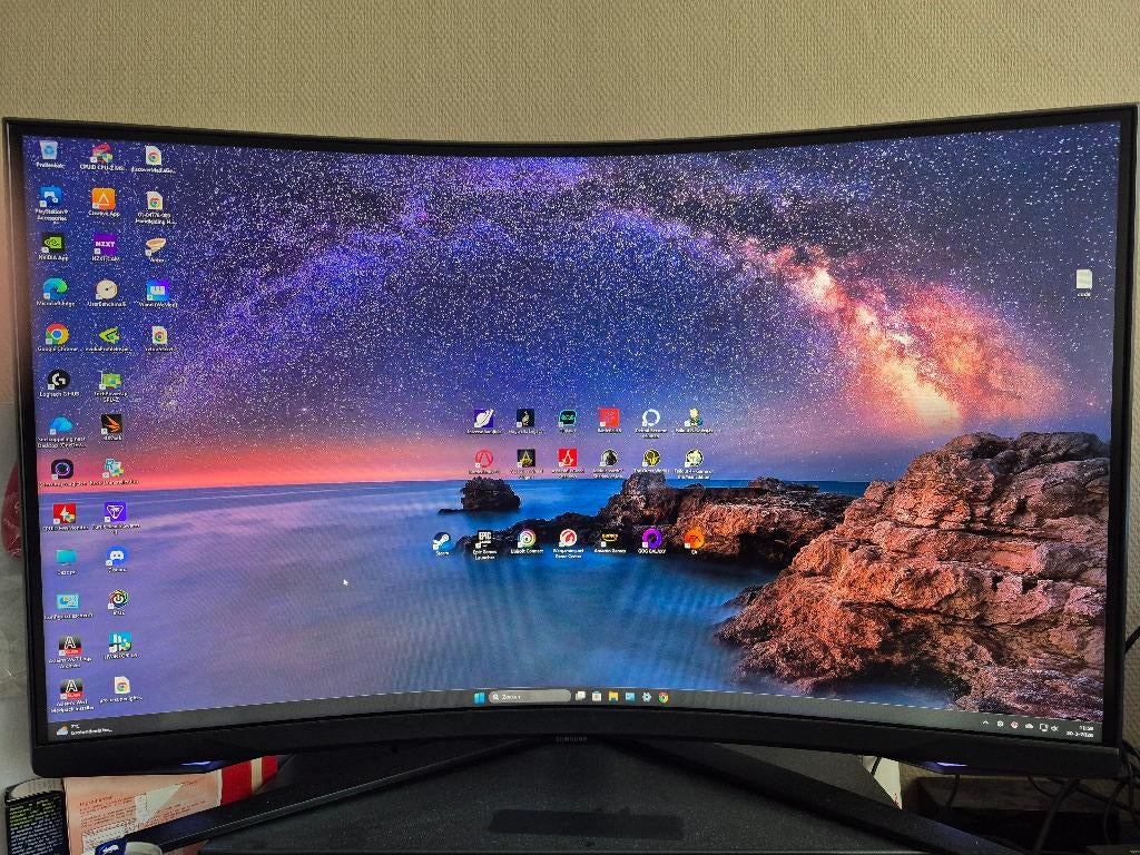 32" Odyssey G6 G65B QHD 240Hz Gaming Monitor, Computers en Software, Monitoren, VA, Minder dan 1 ms, Zo goed als nieuw, Samsung