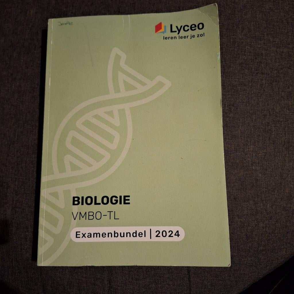 Lyceo VMBO-tl Biologie Examenbundel 2024, Boeken, Ophalen of Verzenden, Beta