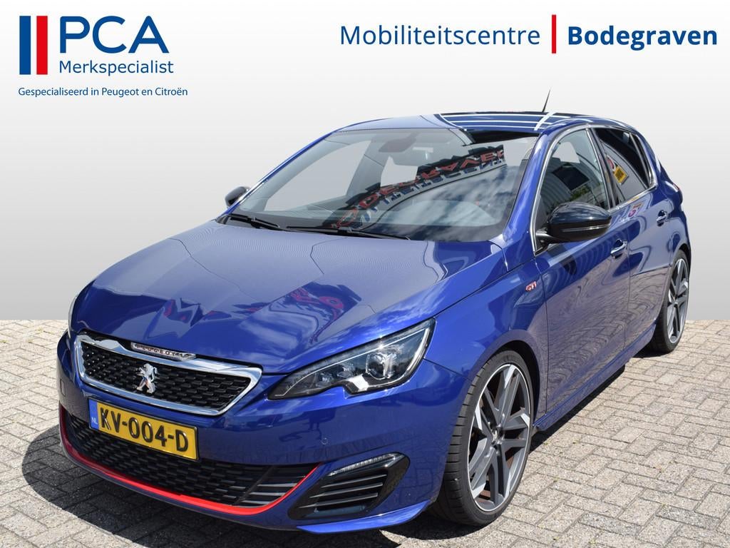 Peugeot 308 1.6 GTi 250 | NL-Auto | 1e eigenaar | Denon Audi, Auto's, Voorwielaandrijving, Gebruikt, 4 cilinders, 252 pk