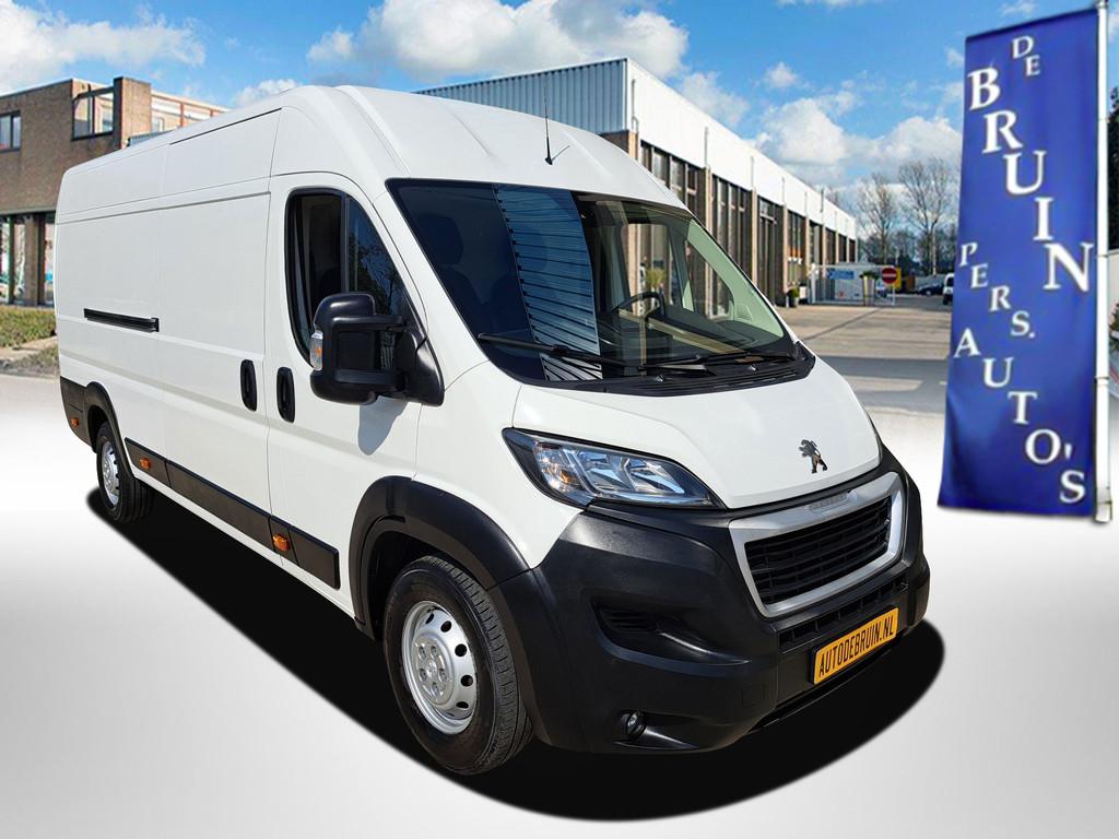 Peugeot Boxer 2.2 BlueHDI 140Pk L4H2 Airco Navi PDC Cruise c, Auto's, Voorwielaandrijving, Stof, Gebruikt, 4 cilinders