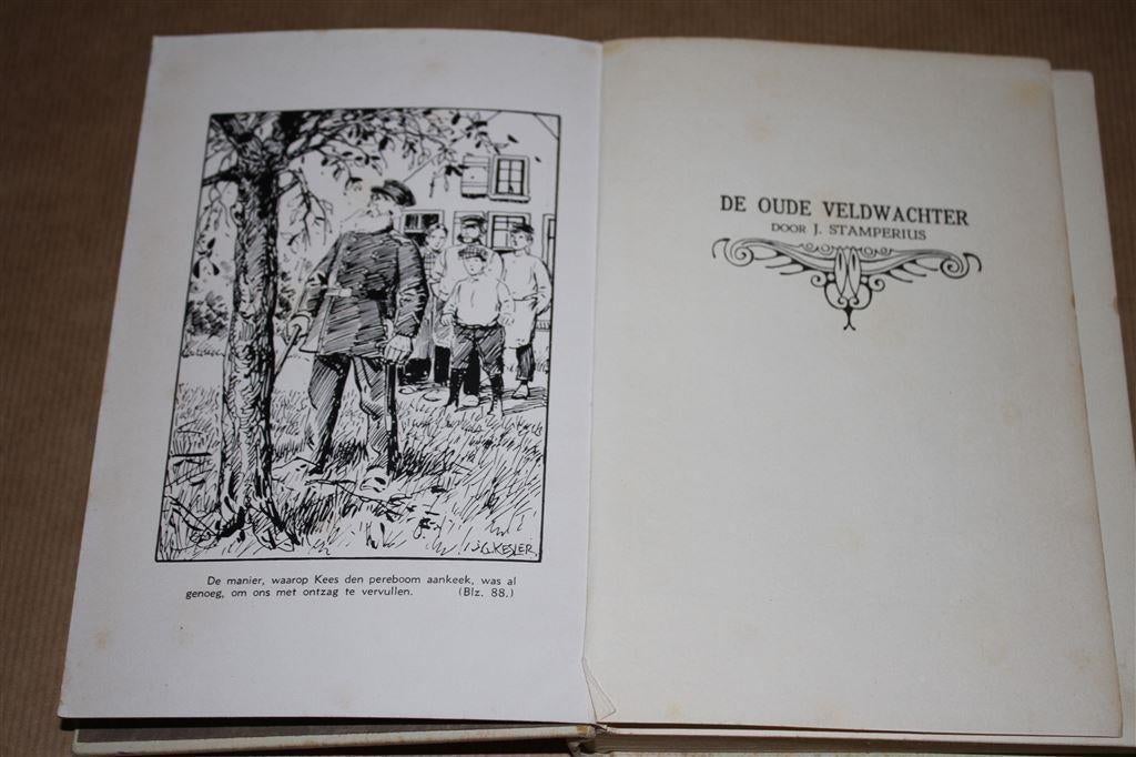 De oude veldwachter. J. Stamperius. Kluitman 1933., Ophalen of Verzenden, Gelezen