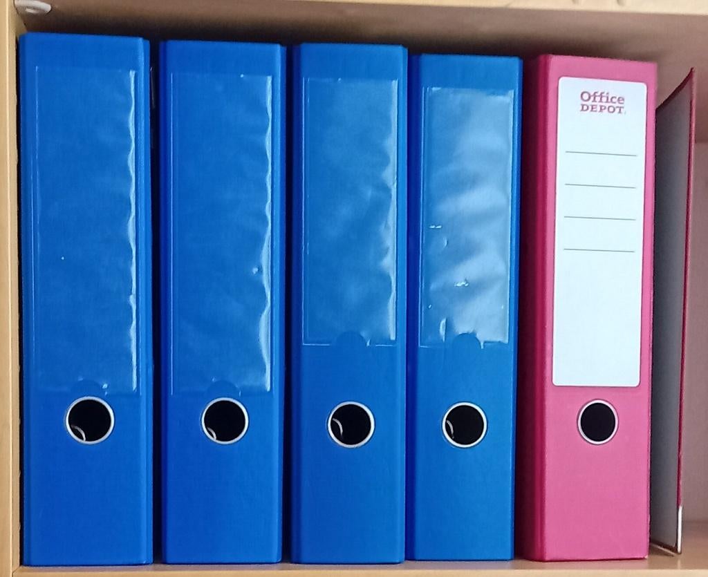 Te Koop: Tien brede ordners, ZGAN., Ophalen of Verzenden, Nieuw