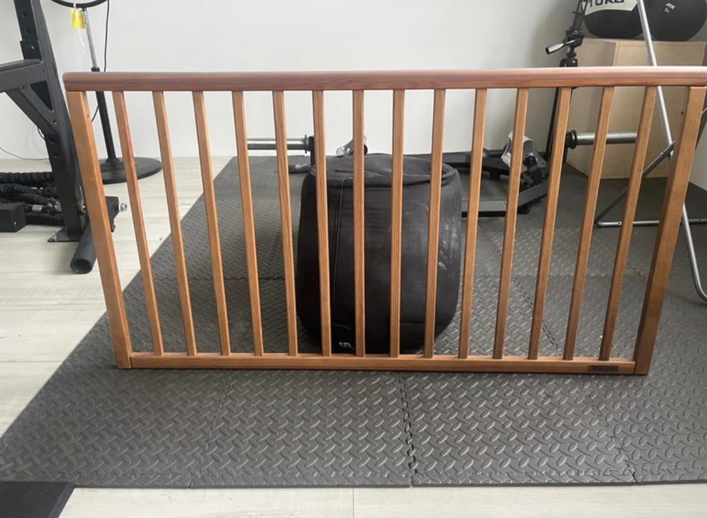 Woodies Noble Vintage ledikant spijlen zijde ZGAN, Ophalen, Zo goed als nieuw, Ledikant