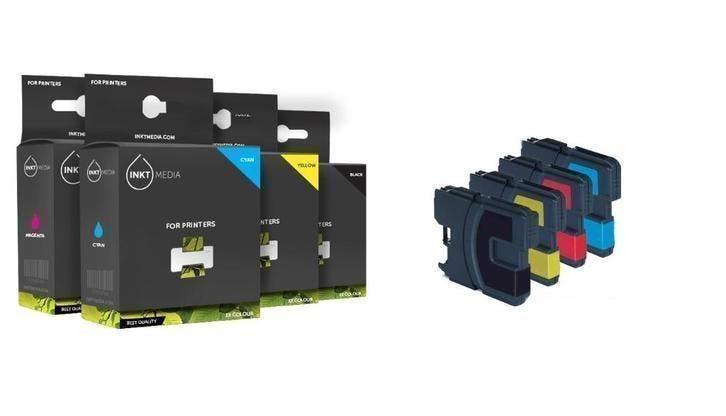 Alternatief Brother LC980 LC-980 LC1100 LC-1100 A kwaliteit, Computers en Software, Ophalen of Verzenden, Nieuw, Toner