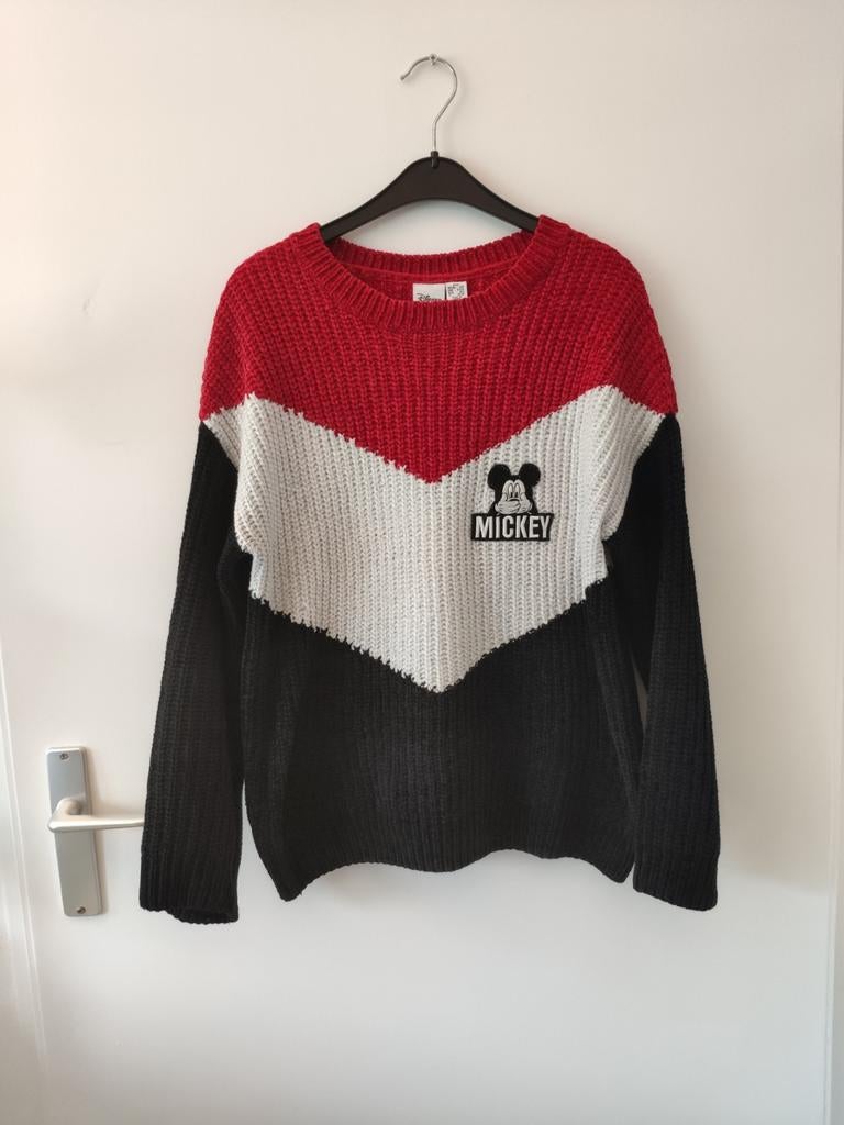 Disney Mickey Mouse gehaakte trui XS, Disney, Zwart, Ophalen of Verzenden, Zo goed als nieuw