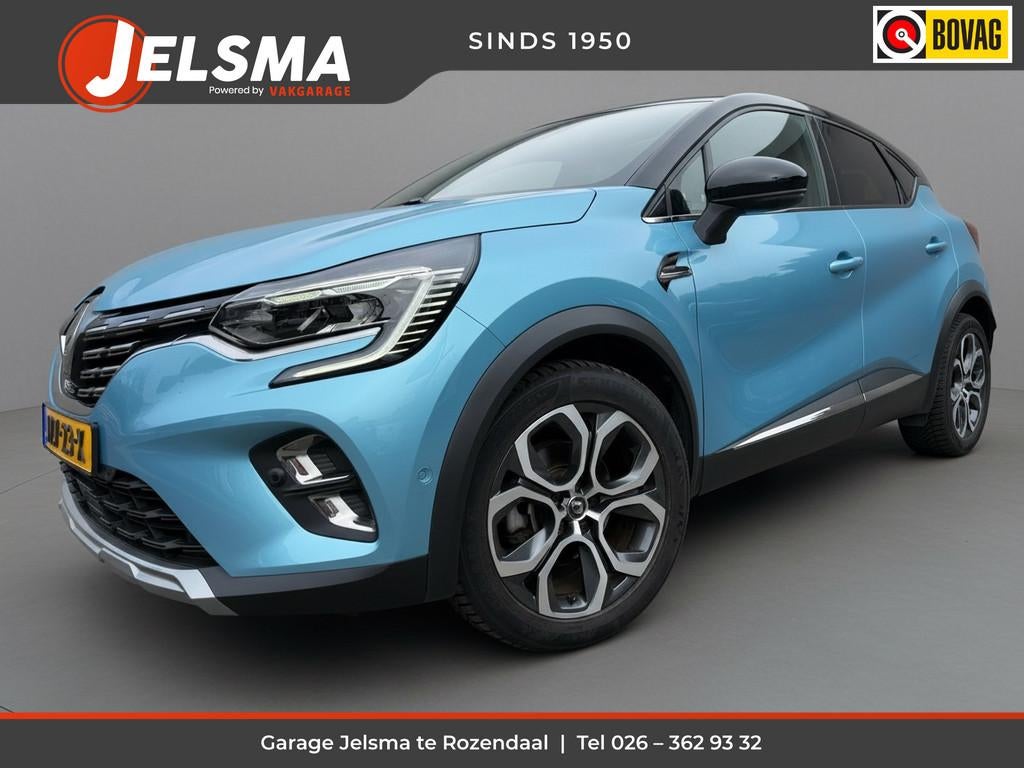 Renault Captur 1.6 E-Tech Plug-in Hybrid 160 Initiale Paris,, Auto's, Renault, 77 km/l, Gebruikt, 4 cilinders, Leder