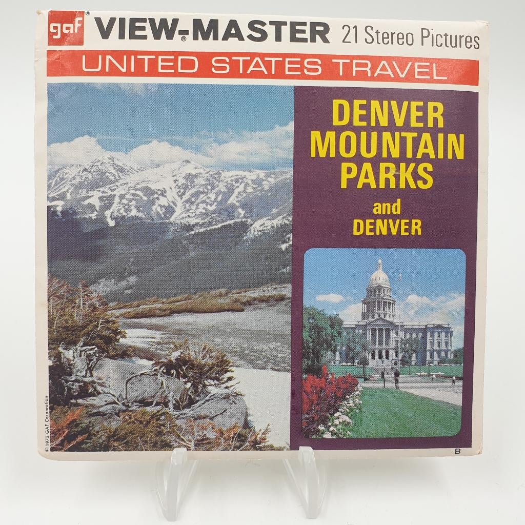 Denver mountain parks viewmaster, Ophalen of Verzenden, Gebruikt