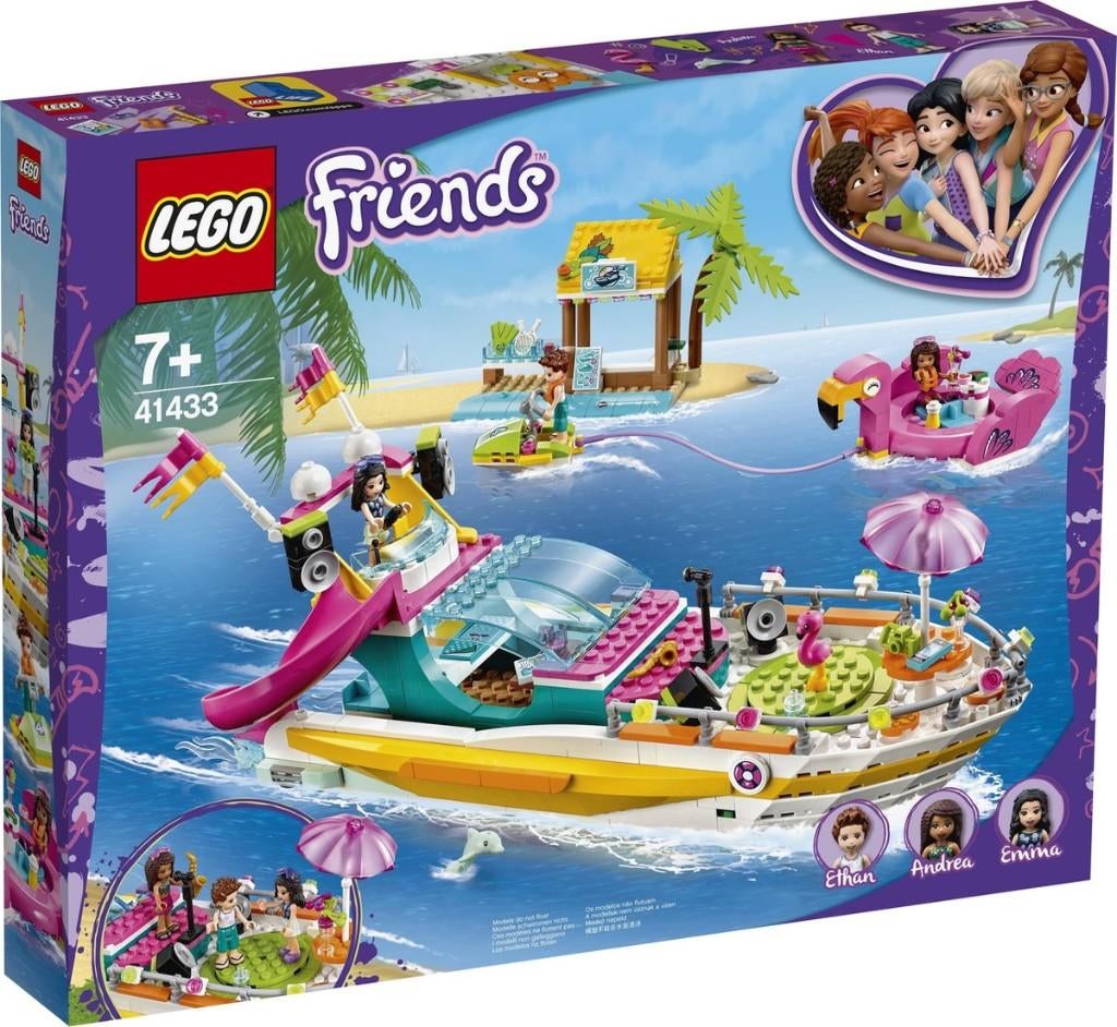 Lego Friends 41433 Feestboot NIEUW, Kinderen en Baby's, Speelgoed | Duplo en Lego, Nieuw, Lego, Complete set, Ophalen of Verzenden